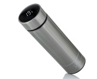 ExtraLink Travel Mug Srebrny Kubek termiczny Termos z wyświetlaczem LE - 1585415 - zdjęcie 2